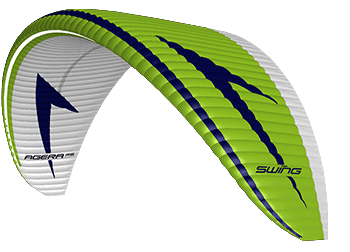 Swing Agera RS Paraglider 3 colour lime